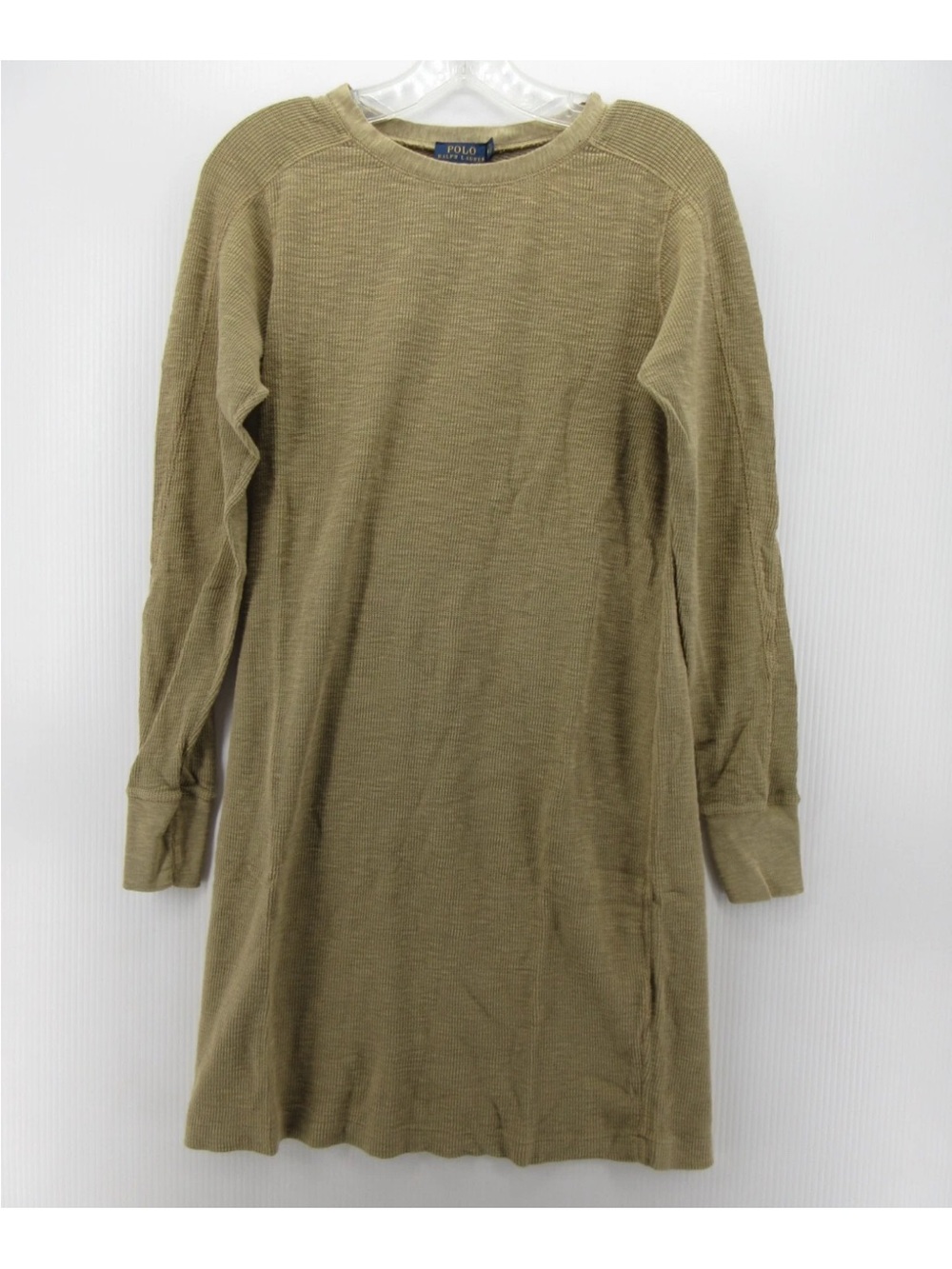 Polo by Ralph Lauren Olive Crewneck Ribbed Knit Tunic